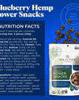 Navitas Organics Blueberry Hemp Superfood Power Snack 8 oz Bag 11 Servings