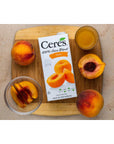 Ceres 100 All Natural Pure Fruit Juice Blend Peach  Gluten Free Rich in Vitamin C No Added Sugar or Preservatives Cholesterol Free  338 FL OZ Pack of 6