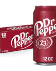 Dr Pepper Soda 12 fl oz cans 12 pack