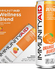 IMMUNITYAID Wellness Blend With Echinacea Zinc Astragalus and Vitamin C Only 45 Calories 100 Clean Vegan and GlutenFree No Artificial Flavors Sodium or Caffeine 12 Fl Oz Pack of 4