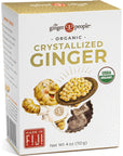 The Ginger People Organic Crystallized Ginger Box 4 Oz