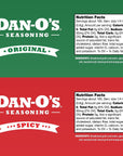 Dan-O's Seasoning Small 2 Bottle Combo | Original & Spicy | 2 Pack (3.5 oz)