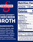 Swanson Natural Goodness 33% Less Sodium Chicken Broth, 8 oz Quick Cups (Pack of 4)