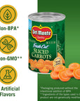 Del Monte Canned Fresh Cut Sliced Carrots 145 Ounce Pack of 24 2400016299