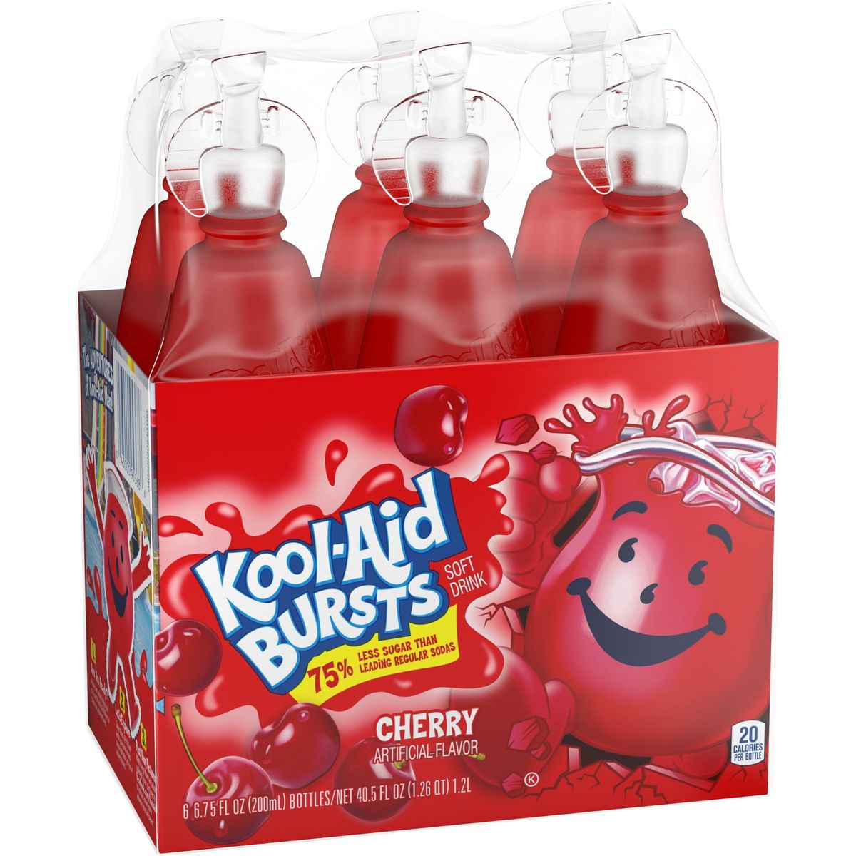 KoolAid Bursts Cherry Flavored Juice Drink 6 Bottles