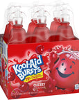 KoolAid Bursts Cherry Flavored Juice Drink 6 Bottles