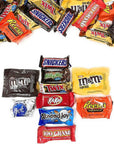 Holiday Chocolate Classic MARS Candy Snack Bars 6Lbs Individually Wrapped Mini Fun Size Candies Variety Bulk Mix 96 Oz Made In USA