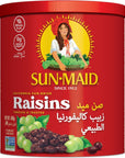 Sun-Maid® California Sun-Dried Raisins 400g Resealable Canister