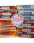 Reeds Candy Rolls Assortment  Cinnamon Root Beer Butterscotch Peppermint 3 Rolls of Each Flavor