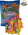 MAMBA FRUIT CHEWS  TROPICS Assorted Candy  Chewy candy that is Full of Great Flavors Individually Wrapped and Fresh 352oz Bags  4 packaged by Leathnu Foundry