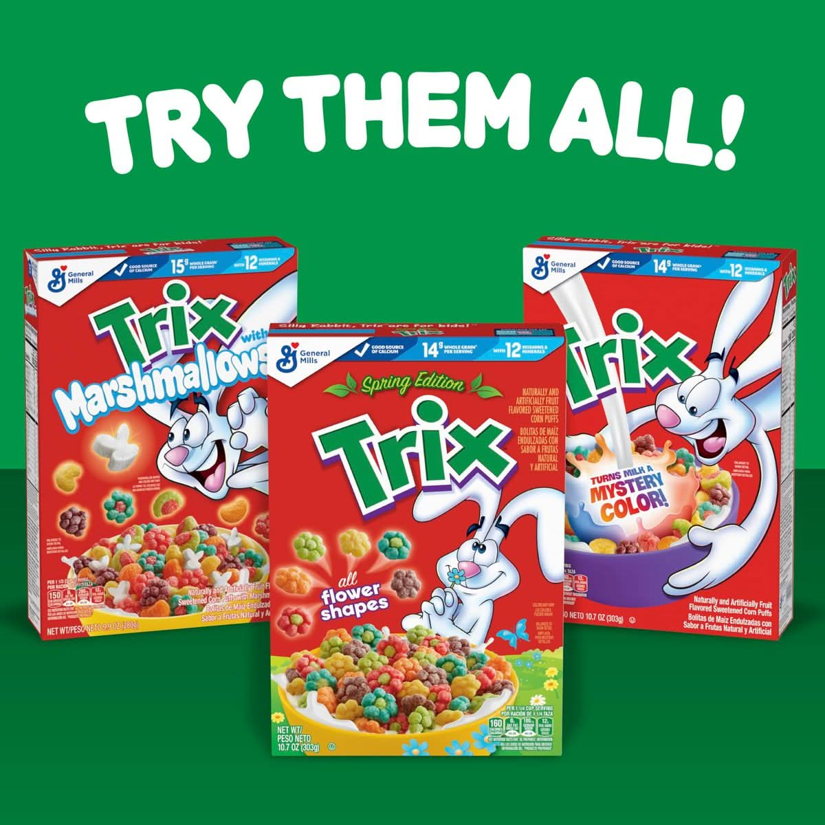 Trix Fruity Breakfast Cereal With Marshmallows Made With Whole Grain 99 oz