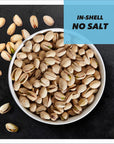 Wonderful Pistachios In Shell, Roasted with No Salt Nuts, 16 Ounce Bag, Protein Snack, On the Go Healthy Snack (16 oz)