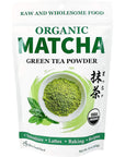 Cherie Sweet Heart Organic Matcha Powder  Matcha Green Tea Powder For Cooking Baking Latte Smoothie Hot  Iced Drinks  AntioxidantRich Helps Support Digestive Health  No Gluten Vegan 16oz