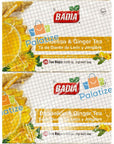 Badia Dandelion  Ginger Tea Bags 25 ct  Palatize Pack of 2