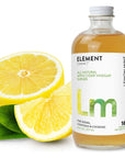 Element Shrub  AllNatural Lemon Mint Shrub Drink Mix  Uses Apple Cider Vinegar Organic Whole NonGMO Lemons  Organic Spearmint  Organic Apple Cider Vinegar Drink  Cocktail Mix  8 Ounces