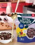 Sunflower Cereal 8oz  With GrainFree Real Berry Flavor Bundle With Golden Ss Spoon Paleo  Keto Friendly NonGmo No Refined Sugar Pack Of 2