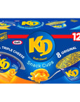 KD Snack Cups Variety Pack Original  Triple Cheese Mac  Cheese 58g Cups 12pk Imported from Canada