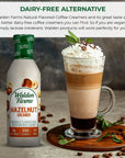 Walden Farms Hazelnut Coffee Creamer 12 oz Bottle Pack of 2 Rich  Smooth  Fresh and Flavorful  Vegan Paleo and Keto Friendly  NonDairy Milk Substitute  0g Net Carbs  For Coffee  Tea  Smoothies  Shakes  Cocktails and More