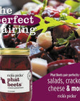 Ricks Picks Pickles Phat Beets  FatFree GlutenFree Lowcarb  No artificial flavors additives or preservatives  3 pk