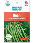 Back to the Roots Bean Blue Lake Bush Green Seed Packet 84g