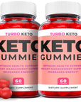 Turbo Keto Gummies - Official Formula - 120 Gummies (2 Pack)