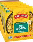 Tasty Bite Vegetable Biryani Rice Bowl Ready to Eat Microwaveable Gluten Free 7 Ounce Pack of 6