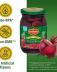 DEL MONTE HARVEST SELECTS Crinkle Cut Pickled Beets Ready to Eat Pickled Beets 12 Pack 16 oz Jar