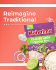 Mahatma Ready to Heat Cilantro LimónFlavored Jasmine Rice Precooked Rice Microwaveable in 90 Seconds Six 88Ounce Bags