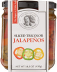 Cucina  Amore Sliced Tricolor Jalapeños 145 Ounce