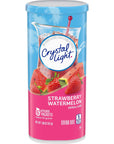 Crystal Light Strawberry Watermelon Drink Mix 6 Pitcher Packets