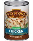 Keystone Meats All Natural Canned Chicken 145 Ounce