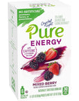 Crystal Light Pure Energy Mixed Berry Drink - 48 ct Pack - 8 Boxes of 6 Packets