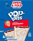 PopTarts Toaster Pastries Frosted Strawberry 22oz 72 Count