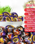 Cadbury Caramel Eggs for Easter Candy Dishes  Premium Milk Chocolate with Soft Caramel Center for Easter Basket Stuffers Fillers Party Favors Egg Hunts and Dessert Decorations 48 Count