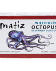 Matiz Pulpo WildCaught Pulpo Spanish Octopus in Olive Oil 40 Oz