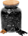 Candy Envy  Black Wrappers Individually Wrapped  Toffee Milk Caramels  2 Pound Bag  Approx 190 Pieces