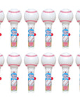 Pop Ups Baseball Lollipop Holder  12 Chupa Chups Lollipops with Cases  Individually Wrapped Candy Party Favors  Baseball Candy  Bulk Set of 12