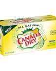 Canada Dry Lemon Lime Sparkling Seltzer Water 12 Fluid Ounce Can 8 Count