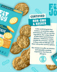 FitJoy Grain Free Crackers  Delicious Gluten Free Cracker  Certified NonGMO and Kosher  Gluten Free Crackers  Vegan AllergenFree NutFree  Classic Salt Flavor  3 Pack