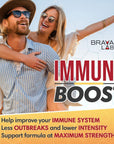 Bravado Labs Premium HRP Supplement - Outbreak Support with Super Lysine - Immune Support Supplement for Adults (120 Capsules)