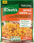 Knorr Pasta Sides Buffalo Chicken Flavor Pasta 8 count for a Delicious  Quick Side Dish with No Artificial Flavors or Preservatives 42 oz