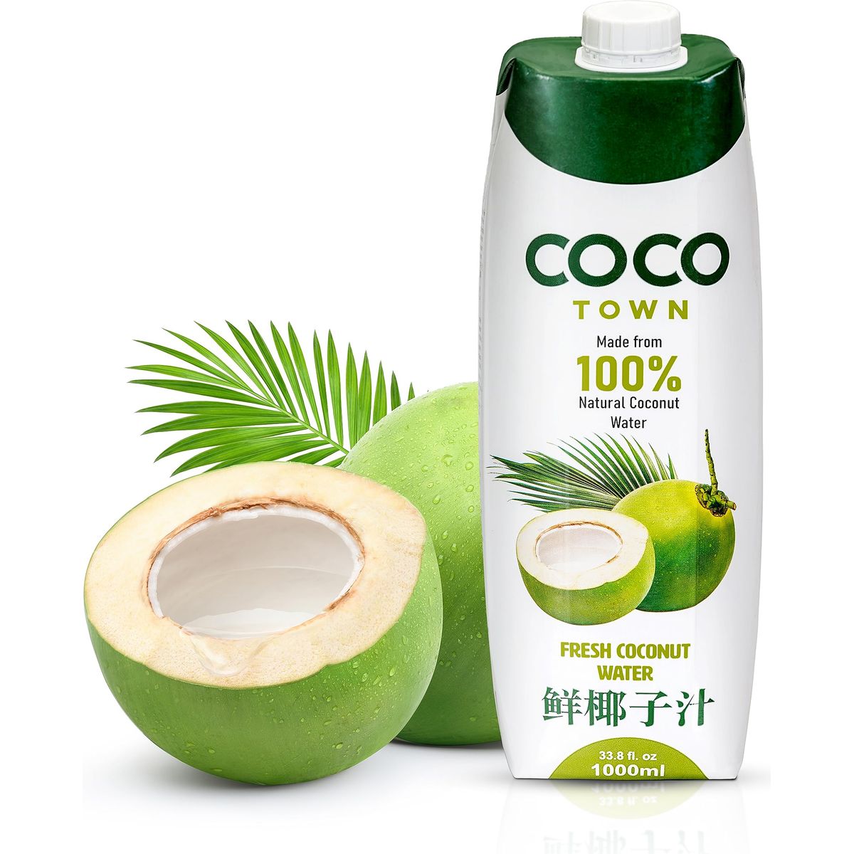 Coconut Water Pure Original  Pack of 6 338 OzBottle  Refreshing Coconut Taste  Natural Electrolytes  Vital Nutrients  338 Oz Pack Of 6