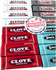 Beemans Black Jack Clove Teaberry Chewing Gum 4 Packs of Each Old Time Assortment Gum