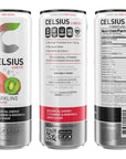 CELSIUS Sparkling Kiwi Guava Functional Essential Energy Drink 12 Fl Oz Pack of 12