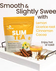 Rapid Fire Slim Tea 14 Day Herbal Teatox Blend of Natural Herbs and Botanicals Supports Healthy Weight Management Supports Metabolism Delicious Lemon Flavor 14 Servings