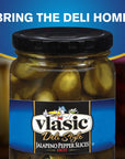 Vlasic Deli Style Hot Jalapeno Pepper Slices Keto Friendly 12 FL OZ