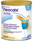 Neocate Junior - Powdered Hypoallergenic, Amino Acid-Based Toddler and Junior Formula - Vanilla - 14.1 Oz Can (Case of 1)