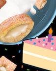 Birthday Cake Loaded Cereal Crispy Cereal With Artificially Flavored Vanilla Creme Filling Made With Whole Grain Large Size 13 oz