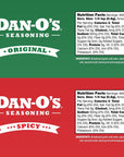 Dan-O's Seasoning Large 2 Bottle Combo | Original & Spicy | 2 Pack (20 oz)