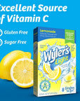 Wylers Light Singles Water Drink Mix To Go Powder Packets Lemonade 8 Count